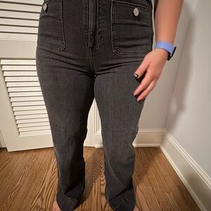 J. Crew Women's Dark Gray Flare Jeans